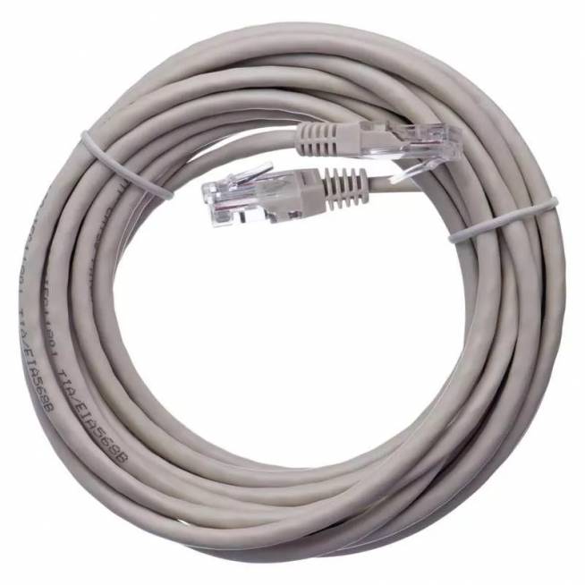 Kabelis UTP CAT5E LAN 2x RJ45 RJ-45 Male (vyriška), RJ-45 Male (vyriška), 5 m, pilka