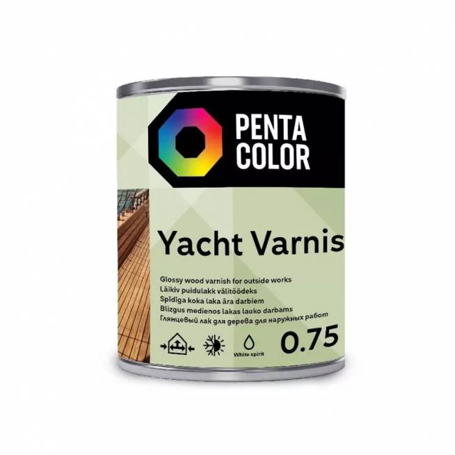 Lakas Pentacolor Yacht, 0.75 l, Bespalvis