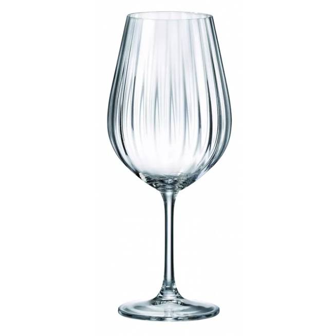 Vyno taurių komplektas Bohemia Royal Crystal Sarah Optic 1SI80/690, krištolas, 0.69 l, 6 vnt.