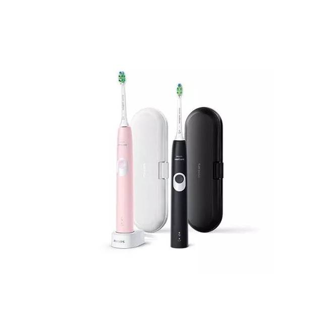 Elektrinis dantų šepetėlis Philips Sonicare HX6800/35, juodas/rožinis