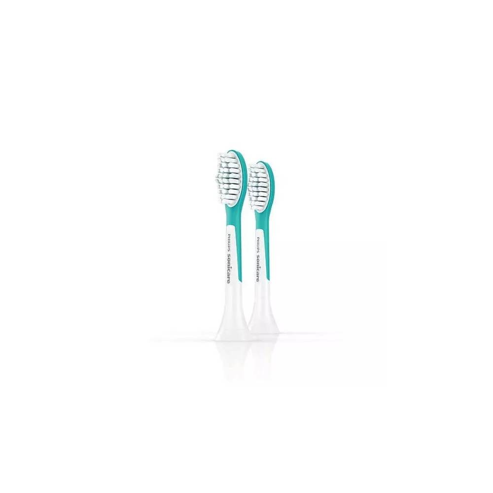 Dantų šepetėlio galvutė Philips Sonicare HX6042/33, balta/žalia, 2 vnt.