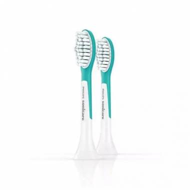 Dantų šepetėlio galvutė Philips Sonicare HX6042/33, balta/žalia, 2 vnt.