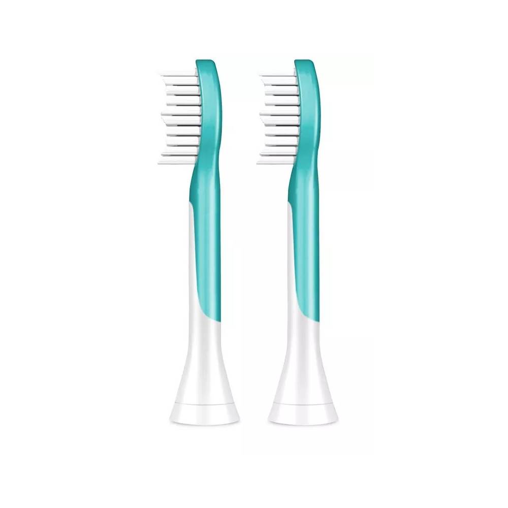 Dantų šepetėlio galvutė Philips Sonicare HX6042/33, balta/žalia, 2 vnt.