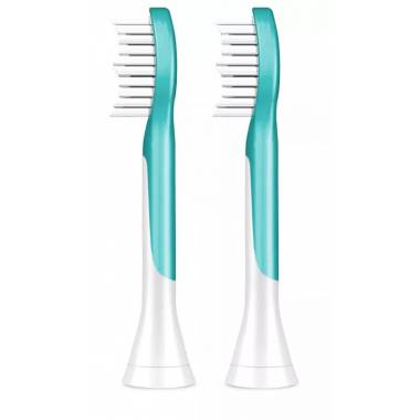 Dantų šepetėlio galvutė Philips Sonicare HX6042/33, balta/žalia, 2 vnt.