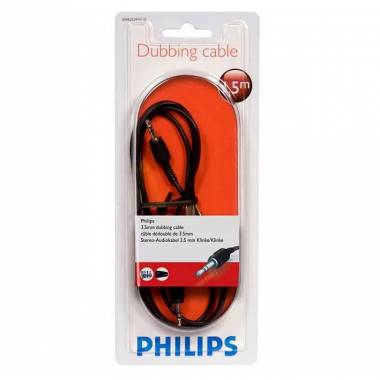 Laidas Philips SWA2529W 3.5mm Male (vyriška), 3.5mm Male (vyriška), 1.5 m