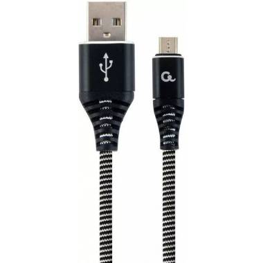 Laidas Gembird USB To Micro USB Premium Cotton USB Type A Male (vyriška), Micro USB Male (vyriška), 2 m