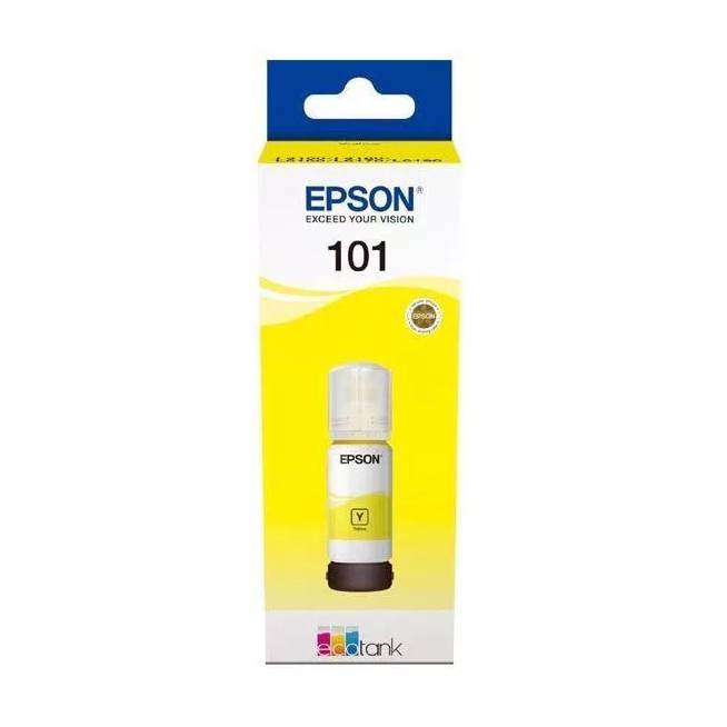 Rašalinio spausdintuvo kasetė Epson 101 Ecotank, geltona, 70 ml