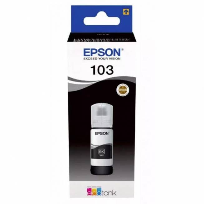 Rašalinio spausdintuvo kasetė Epson 103 EcoTank, juoda, 65 ml