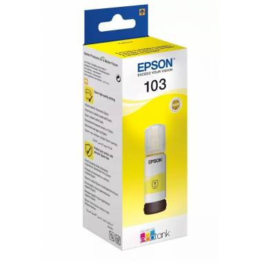 Rašalinio spausdintuvo kasetė Epson 103, geltona, 65 ml