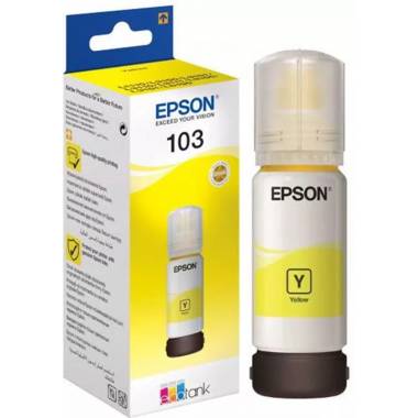 Rašalinio spausdintuvo kasetė Epson 103, geltona, 65 ml