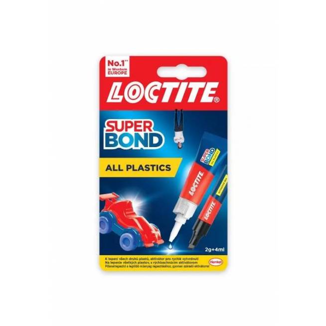 Klijai momentiniai Loctite Super Bond 2g+4ml