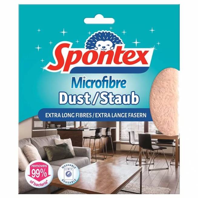 Šluostė, dulkėms Spontex Dust, ruda, mikropluoštas