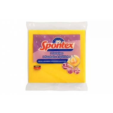 Šluostė, universali Spontex Fastwipes 97044199, įvairių spalvų, polipropilenas (pp)/viskozė, 3 vnt.