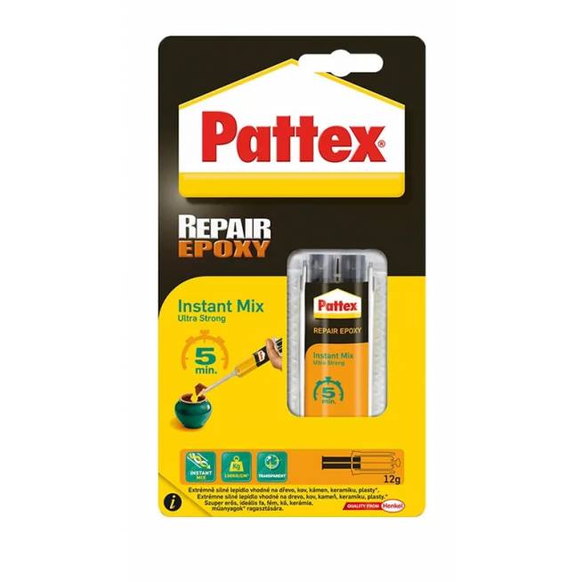 Klijai epoksidiniai Moment Pattex Repair Epoxy 5 min, 0.011 l