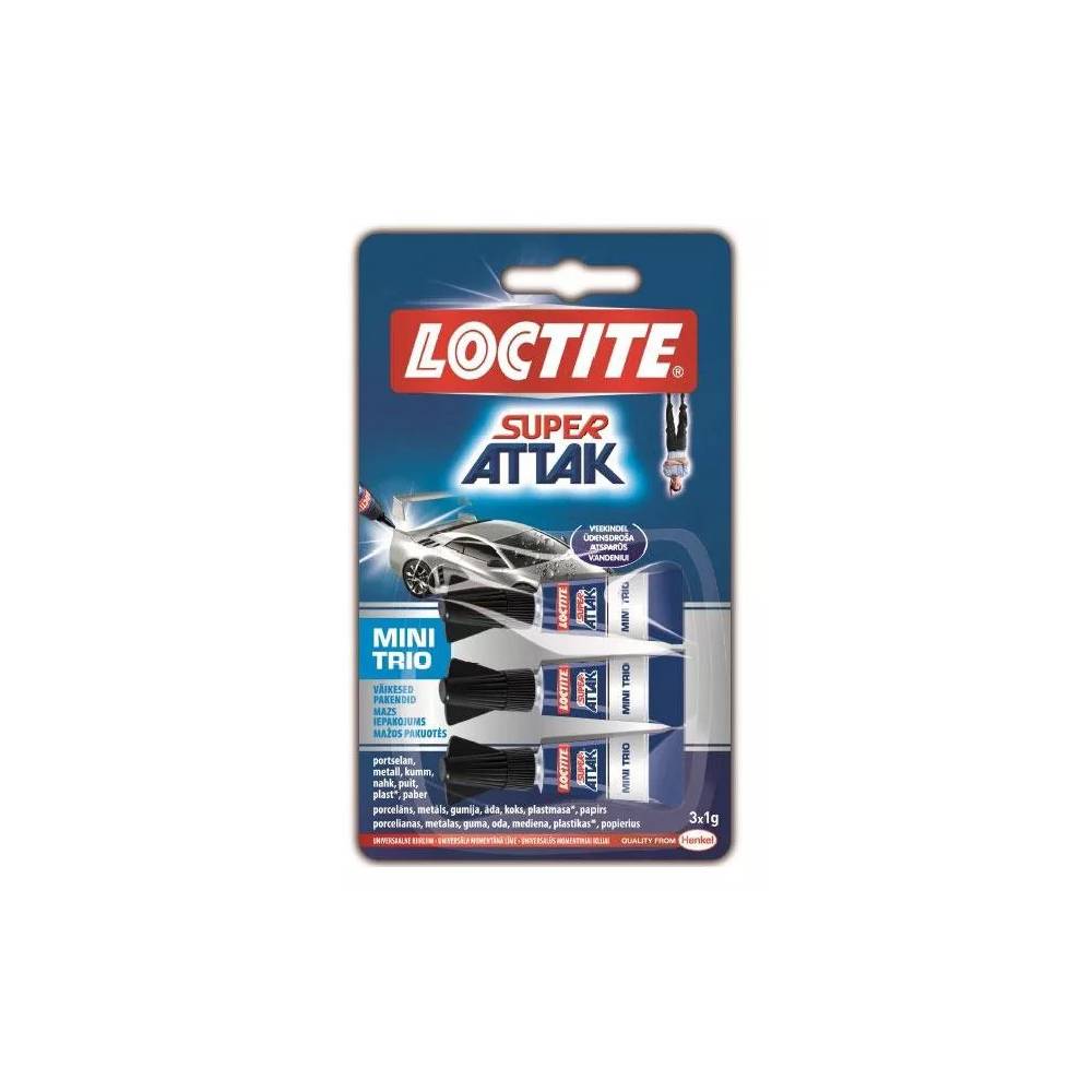 Klijai universalūs Loctite Super Bond Mini Trio, 0.003 kg