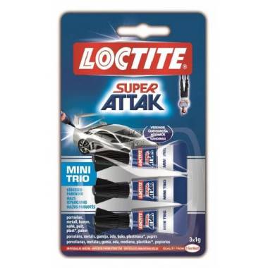 Klijai universalūs Loctite Super Bond Mini Trio, 0.003 kg