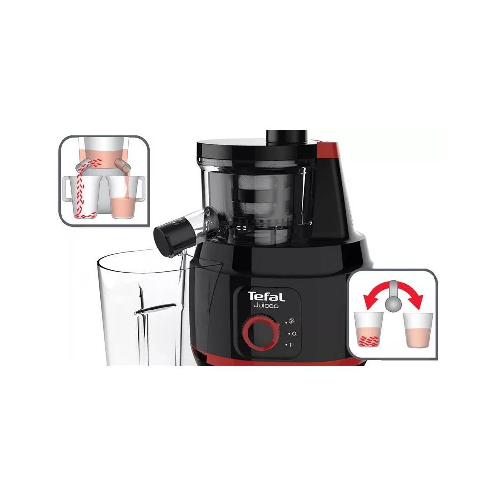 Lėtaeigė sulčiaspaudė Tefal Juiceo ZC150838, 150 W