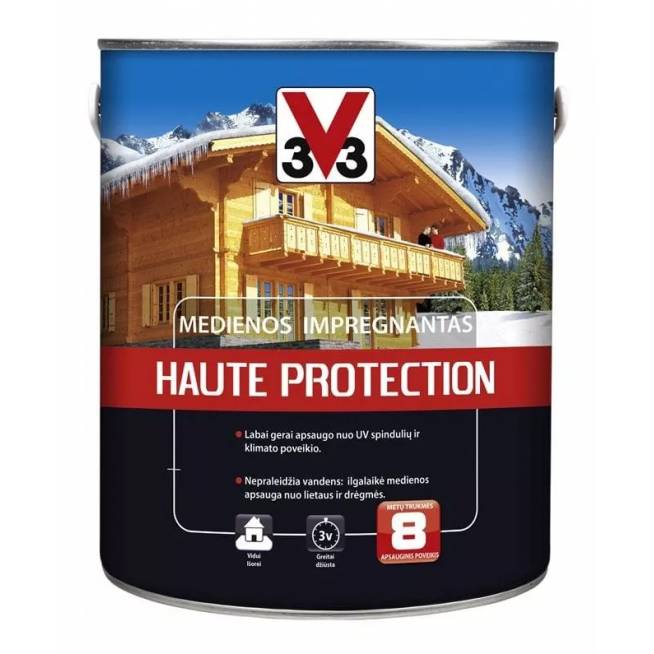 Impregnantas V33 Haute Protection, žalia, 2.5 l