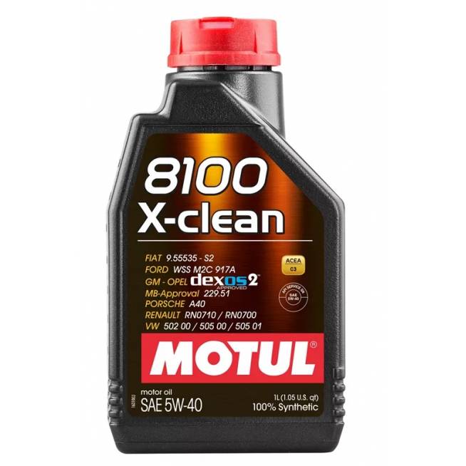 Variklių alyva Motul X-Clean 5W - 40, sintetinis, lengviesiems automobiliams, 1 l