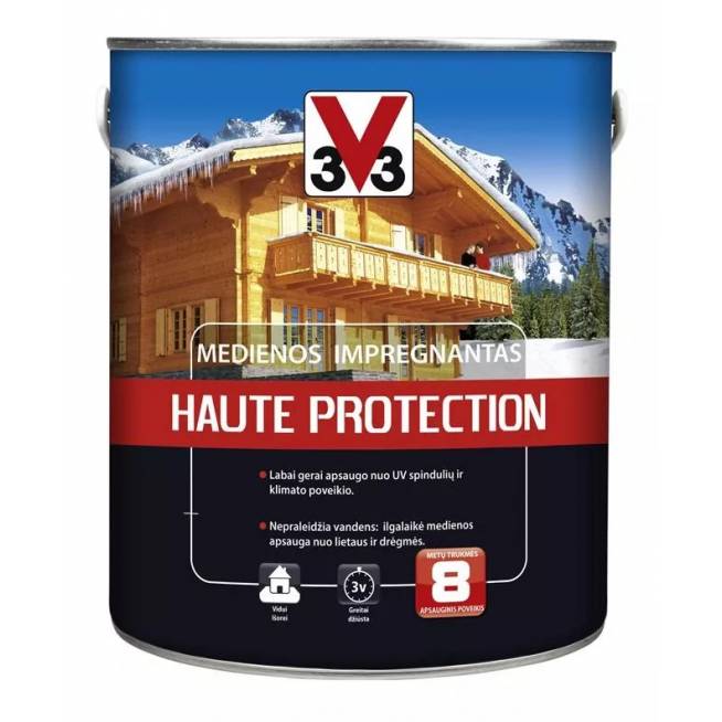 Impregnantas V33 Haute Protection, tamsaus ąžuolo, 0.75 l