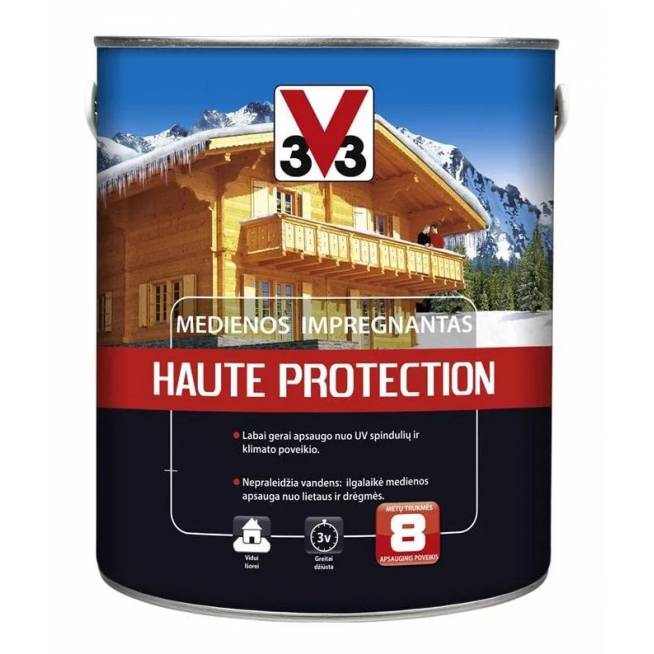 Impregnantas V33 Haute Protection, balta, 0.75 l