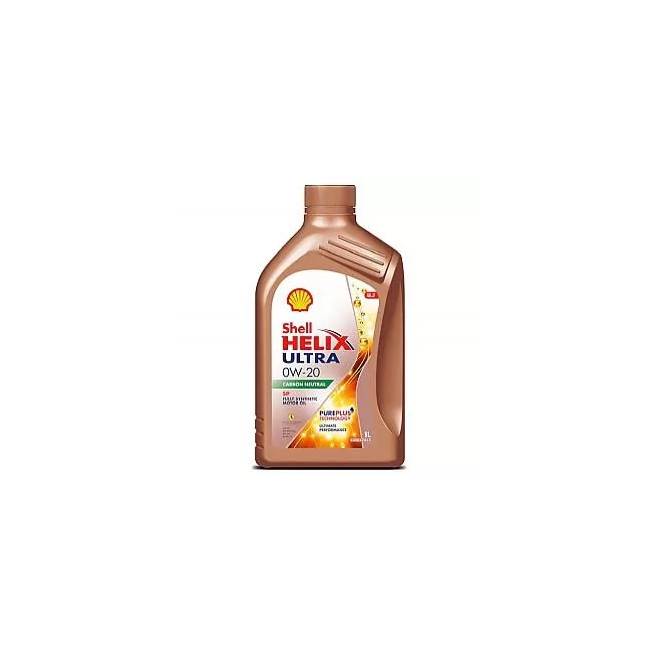 Variklių alyva Shell Helix Ultra 0W - 20, sintetinis, lengviesiems automobiliams, 1 l