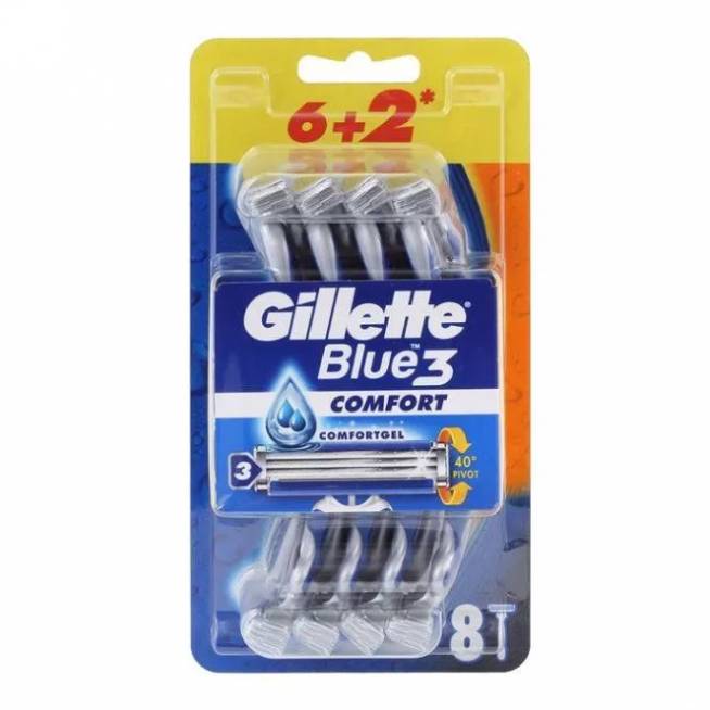 Skustuvas Gillette Blue 3, 8 vnt