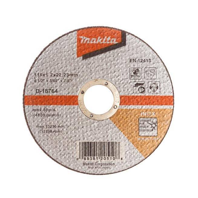 Pjovimo diskas Makita D-18764, 115 mm x 1.2 mm x 22.23 mm