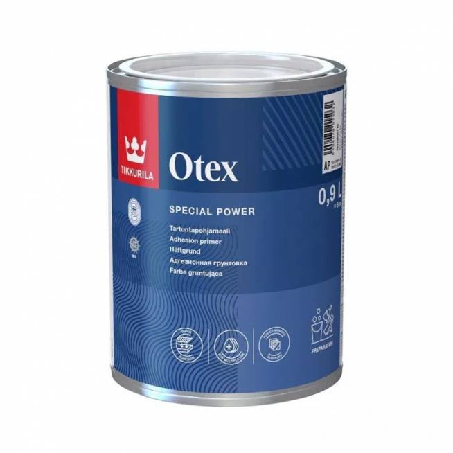 Gruntas alkidinis Tikkurila Otex AP, balta, 0.9 l