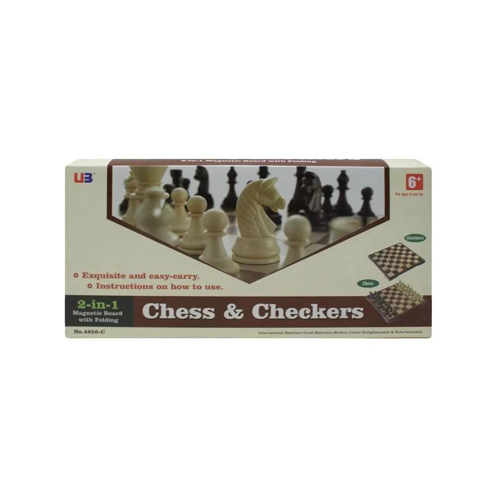 Šachmatai ir šaškės U3 2in1 Chess & Checkers 525160025