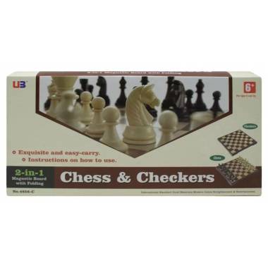 Šachmatai ir šaškės U3 2in1 Chess & Checkers 525160025