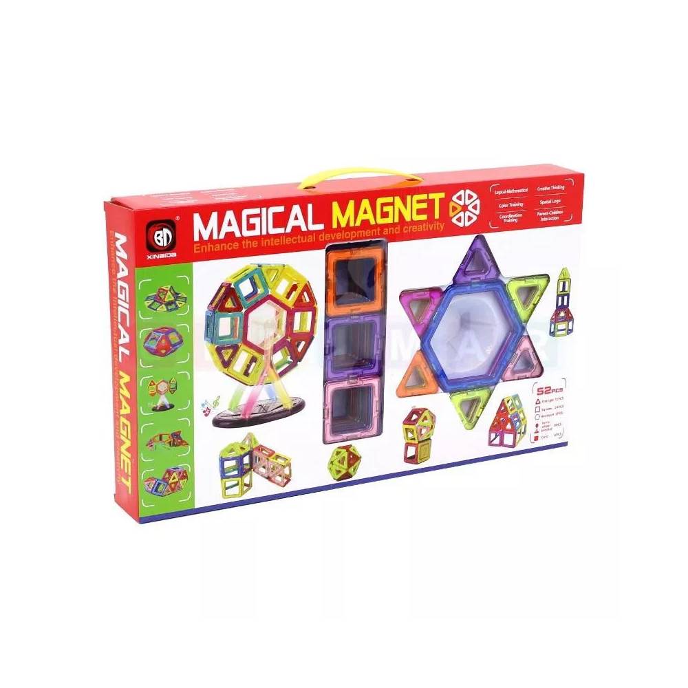 Konstruktorius Xinbida Magical Magnet 625100042, plastikas