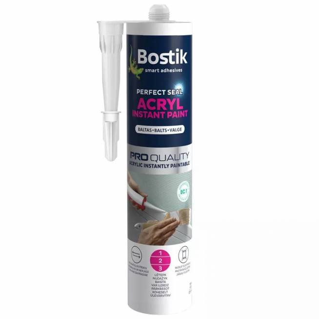 Dažomasis hermetikas Bostik, 0.28 l, balta