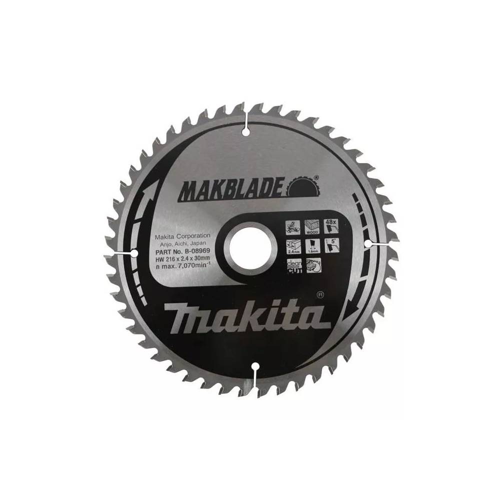 Pjovimo diskas Makita B-08969, 216 mm x 30 mm