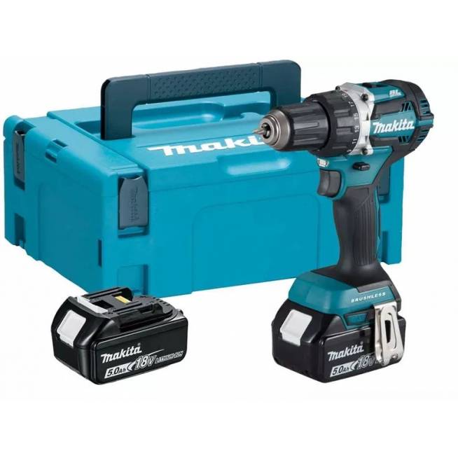 Gręžtuvas su akumuliatoriumi Makita DDF484RTJ, 18 V, 5 Ah