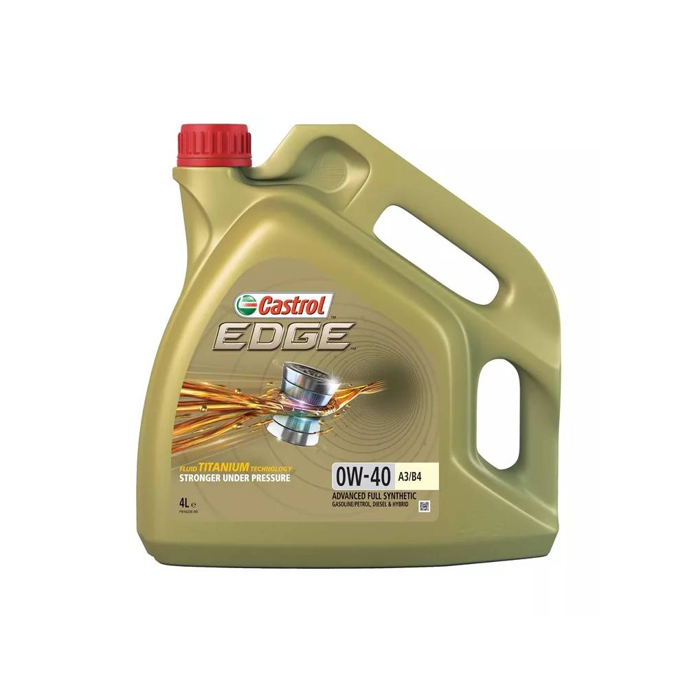 Variklių alyva Castrol Edge Titanium FST A3/B4 0W - 40, sintetinis, lengviesiems automobiliams, 4 l