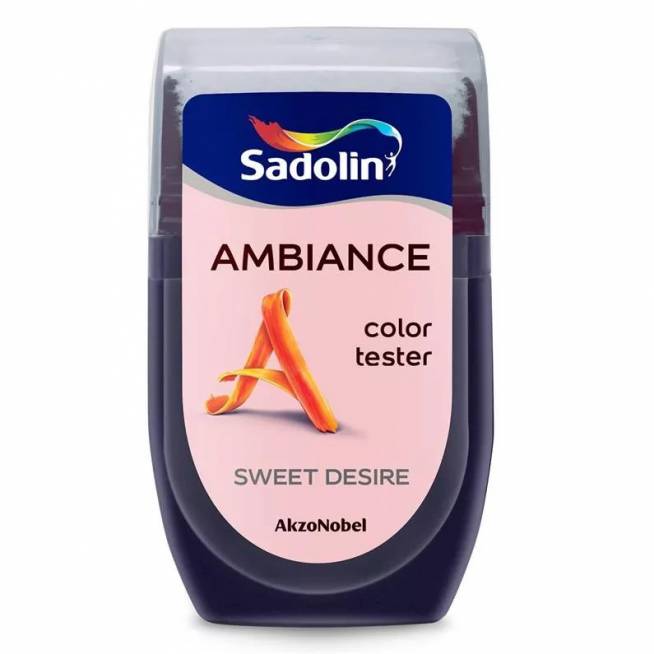 Spalvos testeris Sadolin Ambiance Color Tester, sweet desire, 0.03 l