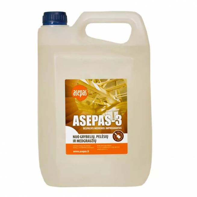 Antiseptikas Asepas-3, skaidri, 5 l