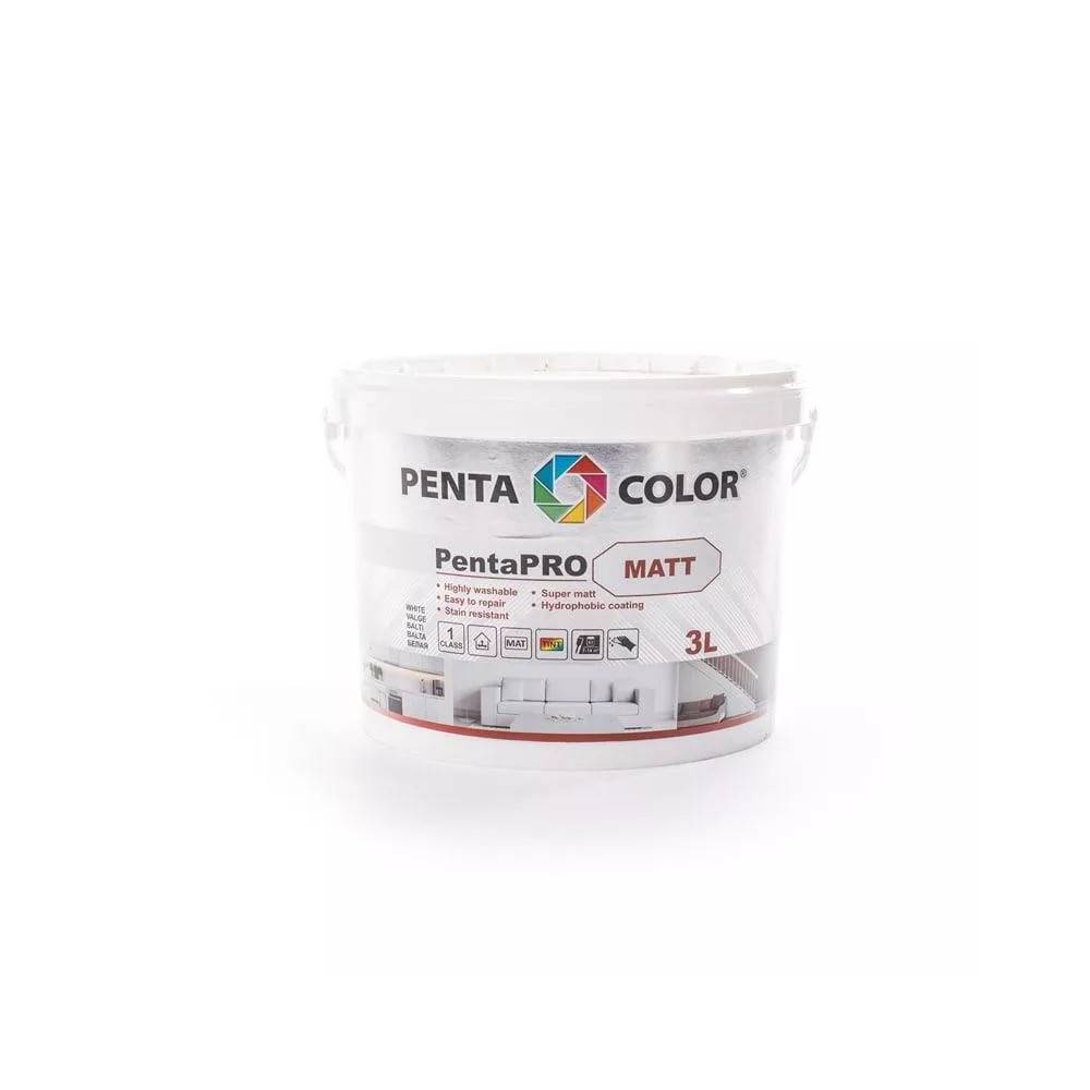 Dažų bazė Pentacolor Wall 3, emulsiniai, visiškai matinis, 3 l