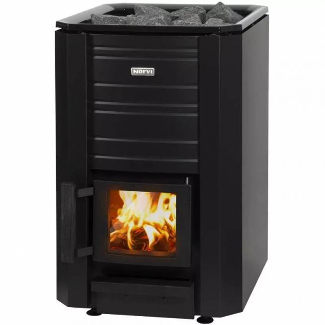 Kietojo kuro krosnelė Narvi NARVI BLACK 20, 21 kW