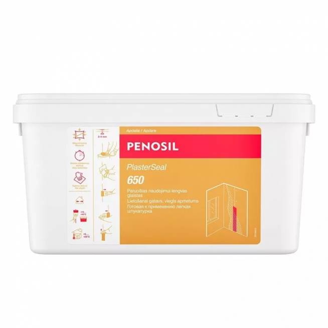 Glaistas Penosil PlasterSeal 650, siūlėms, įtrūkimams ir kampams, balta, 5 l