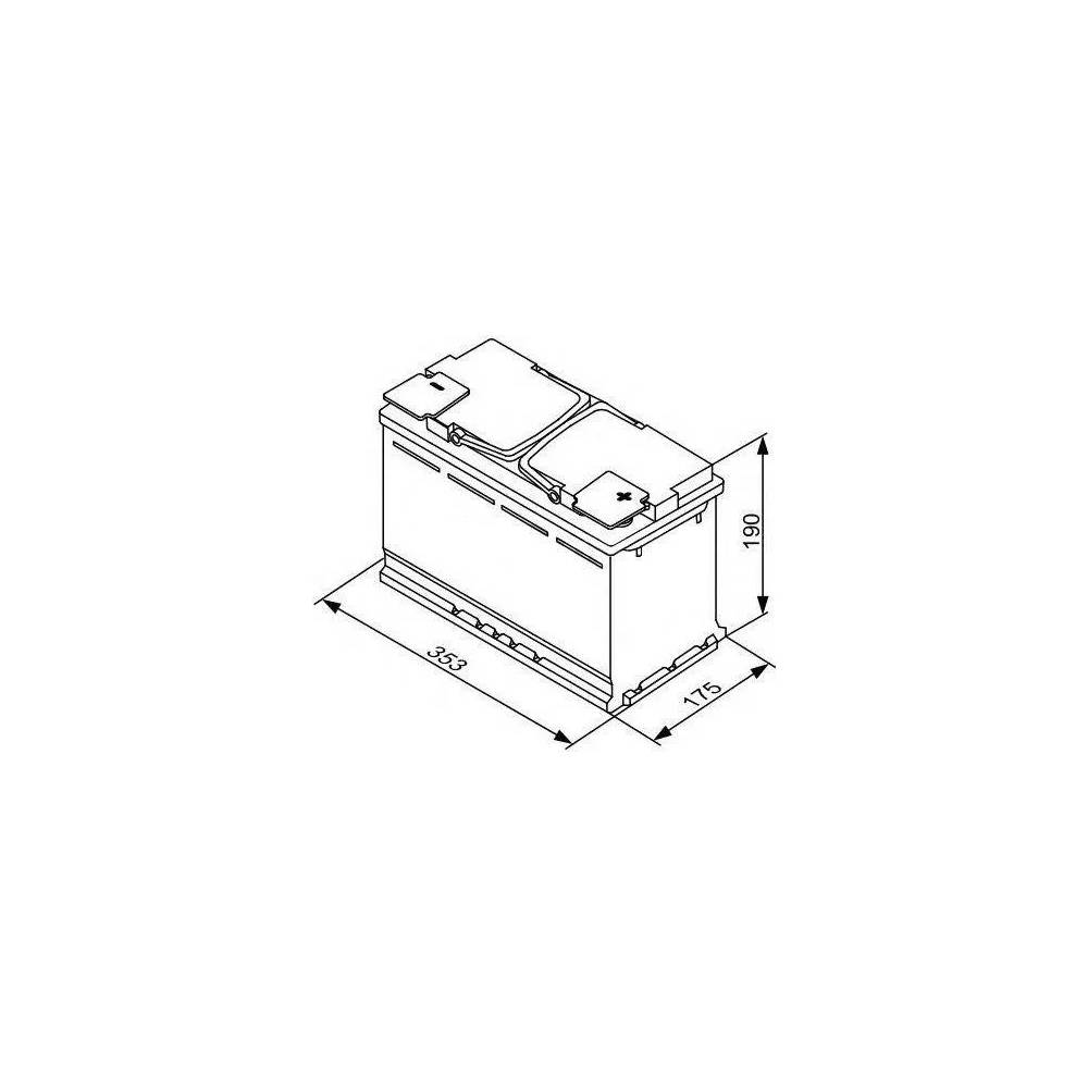 Akumuliatorius Bosch S5, 12 V, 100 Ah, 830 A