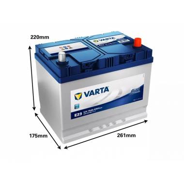 Akumuliatorius Varta BD E23, 12 V, 70 Ah, 630 A