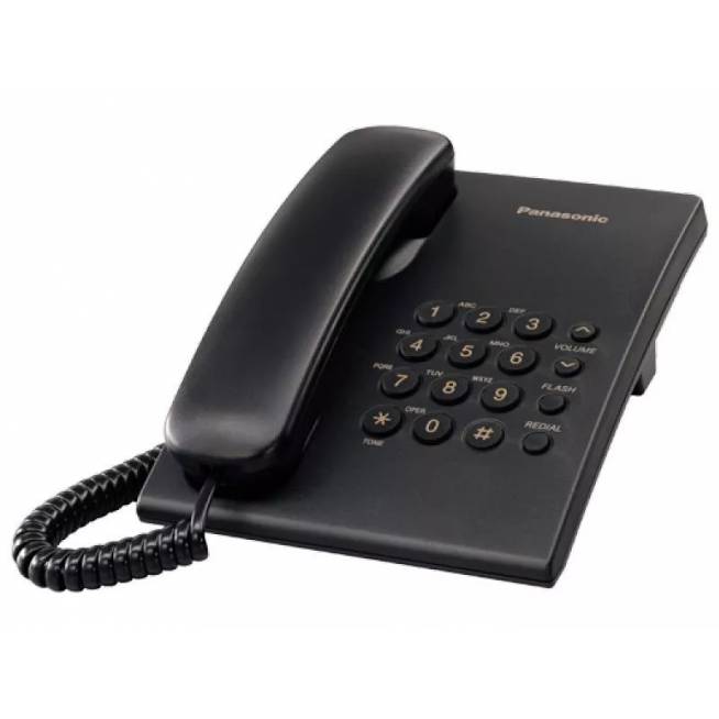 Belaidis, stacionarus telefonas Panasonic KX-TS500FXB, stacionarus