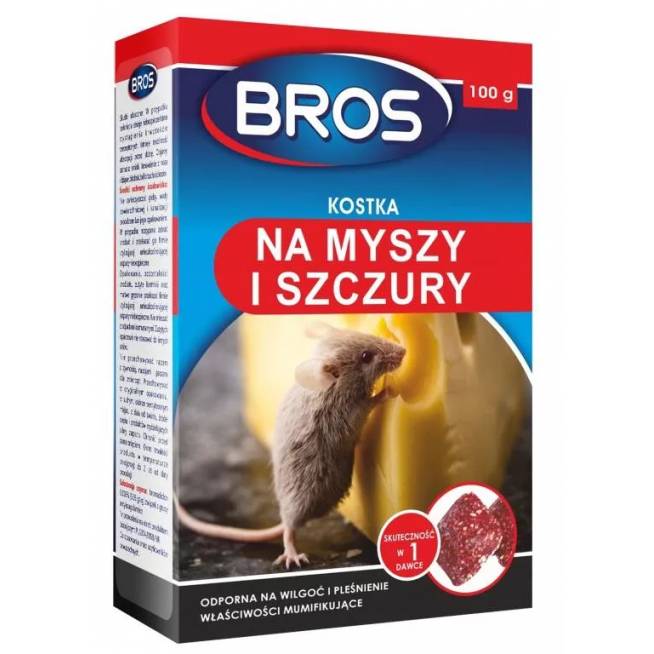 Cheminė priemonė nuo kenkėjų Bros 5904517224834/ 054, 100 g