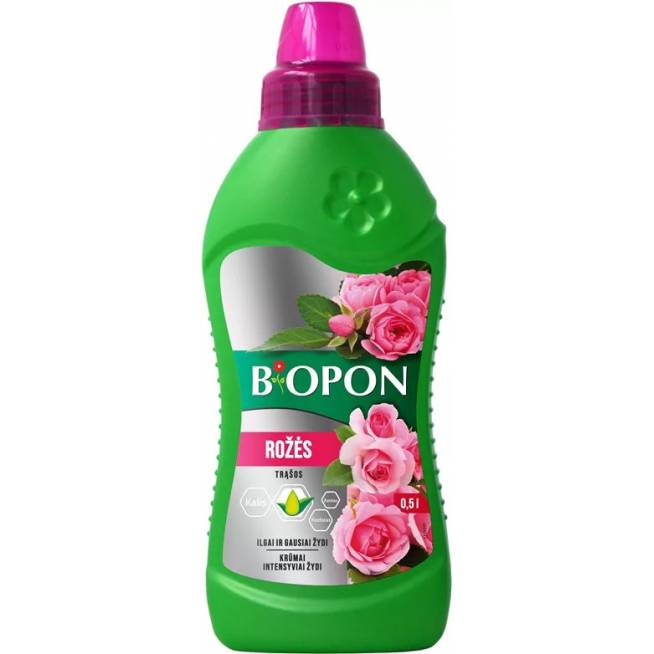 Trąšos rožėms Biopon 1026, skystos, 0.5 l