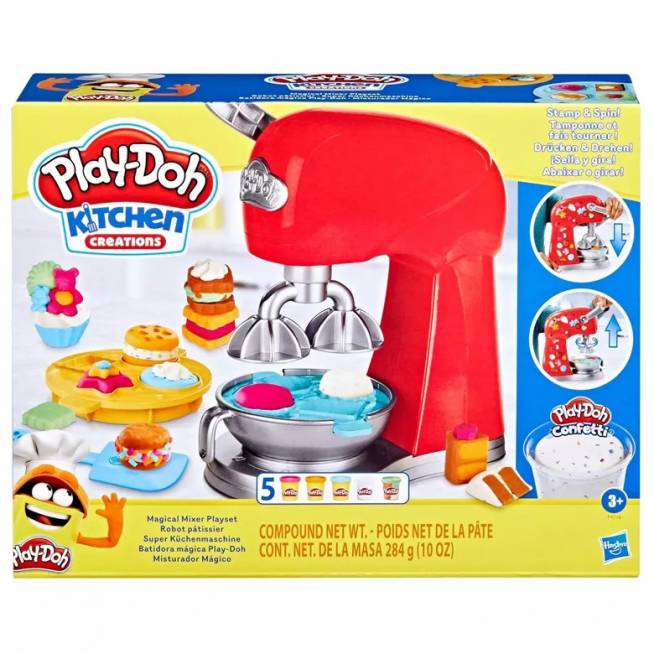 Plastilinas Hasbro Play-Doh Magical Mixer, įvairių spalvų