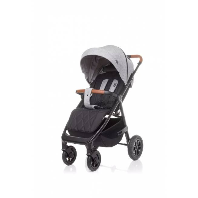 4 BABY vežimėlis STINGER AIR LIGHT GREY