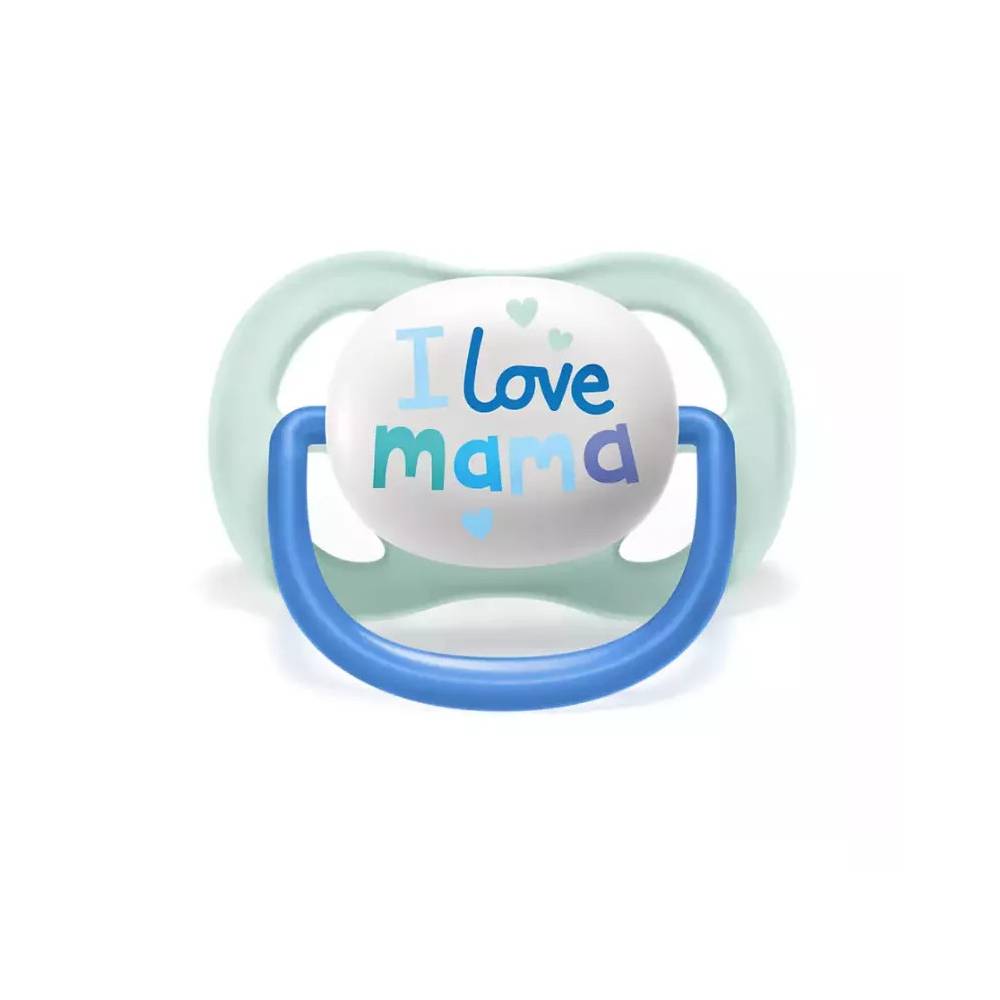 AVENT SCF080/01 Ultra Air Happy manekenas 0-6M berniukas I love mama/laivas