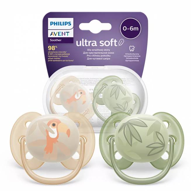 AVENT SCF091/07 "Ultra Soft" 0-6 m papūgos/lapių manekenas